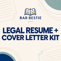 Legal Resume Kit + Cover Letter Kit